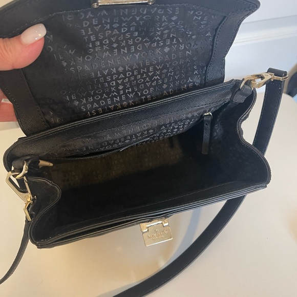 Kate Spade Black Satchel Bag Top handle. - Picture 4 of 7